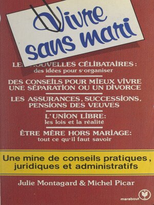 cover image of Vivre sans mari